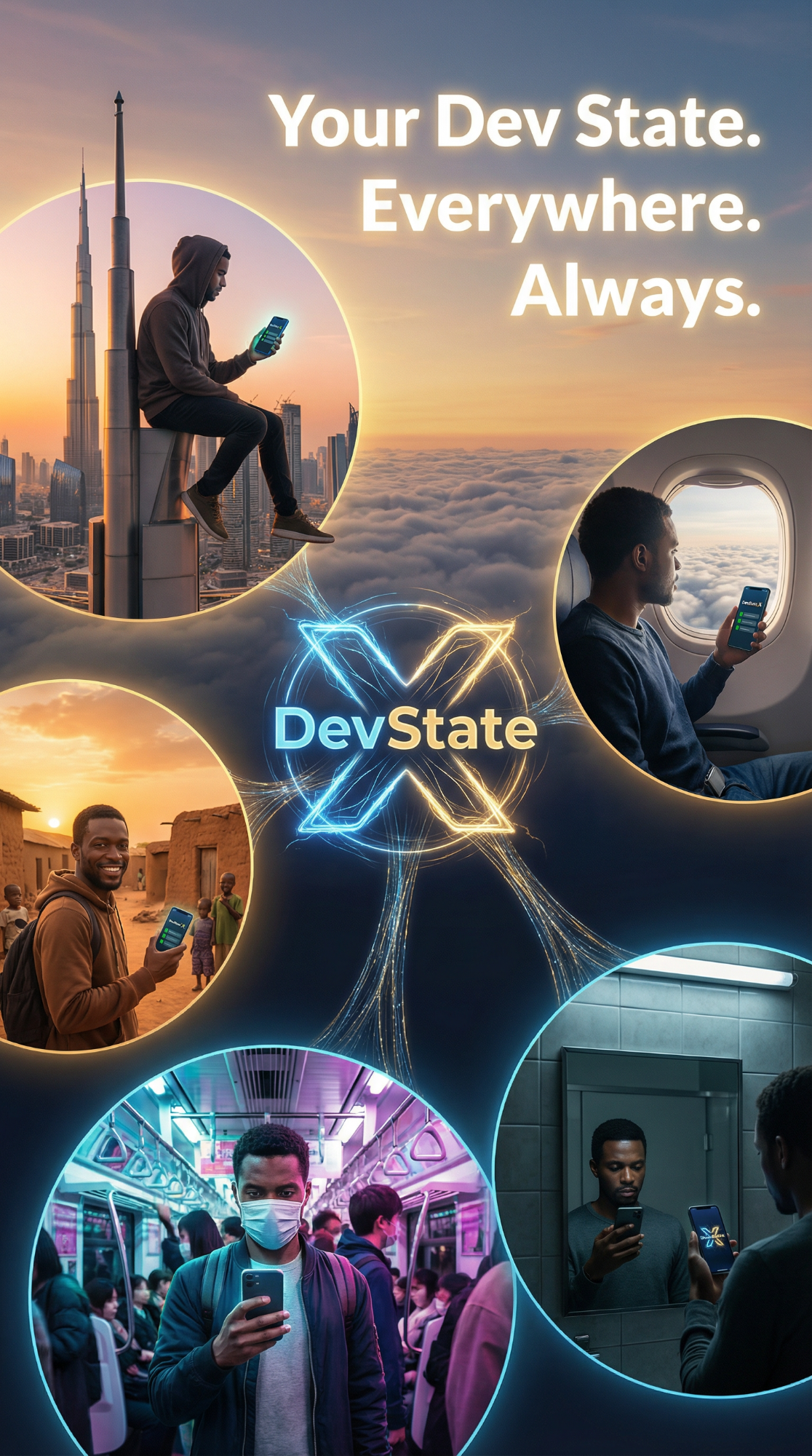 DevStateX - Your Dev State. Everywhere. Always.